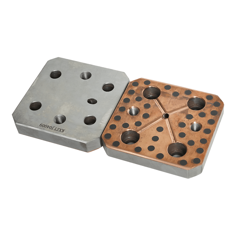 HYB63S Steel-Based Copper Alloy Inlaid Solid Lubricated Sliding Plate